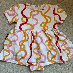 Tiny Tribe Colorful Swirl Patterned Outfit